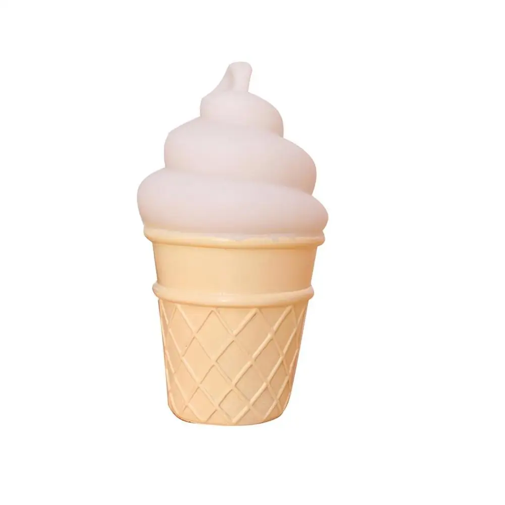 Светодиодный ночной Светильник для девочек в виде сердца украшения мороженого