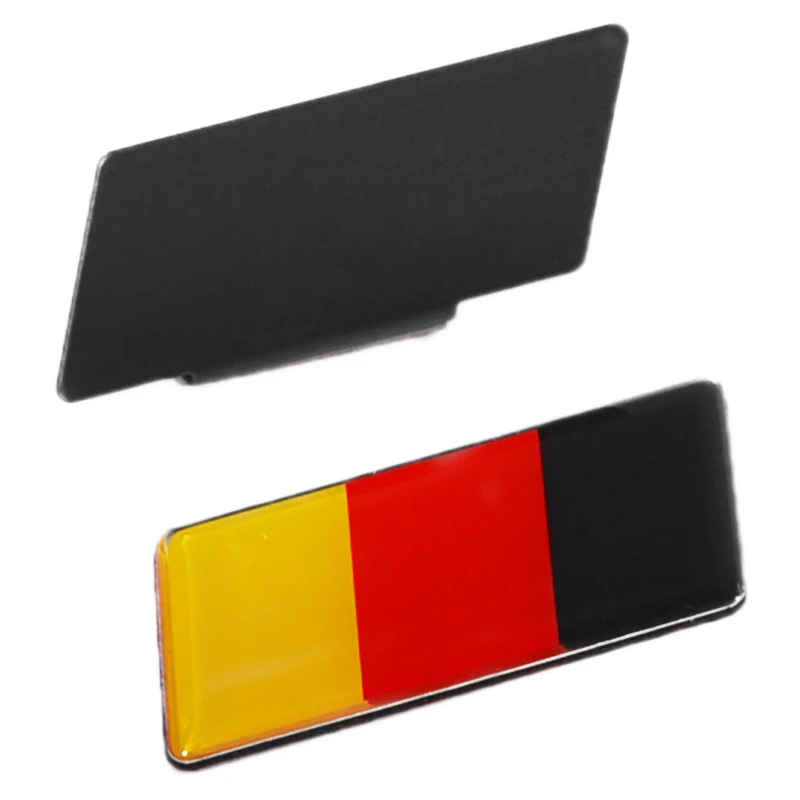 1 шт. Немецкий флаг эмблема решетки для Volkswagen Scirocco GOLF 7 Golf 6 Polo GTI VW Tiguan Audi A4 A6