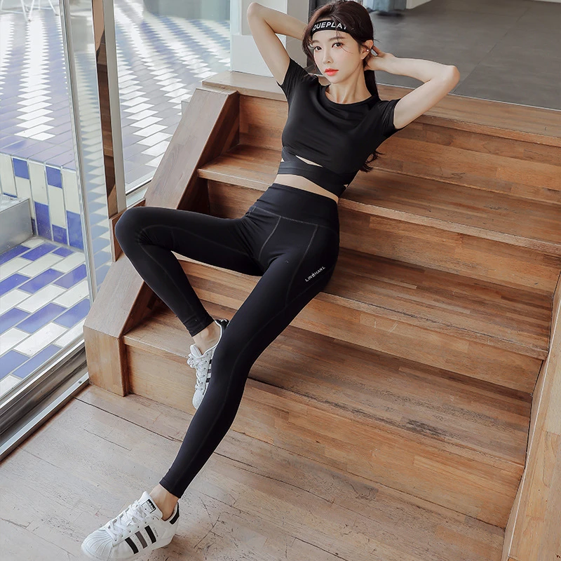 Женский спортивный костюм для йоги дышащая сетчатая одежда фитнеса горячая