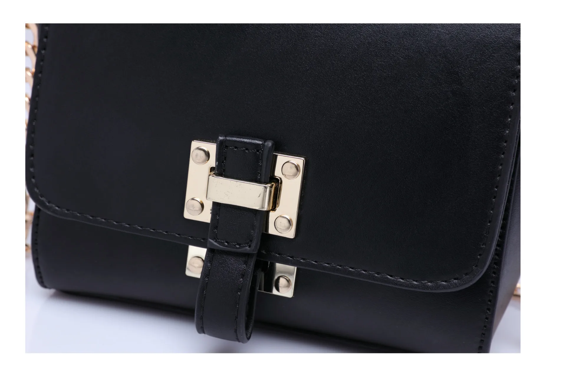 

New Fashion Solid color High-Quality Handbag Simple Wild Shoulder Retro Bag Messenger Bag Women