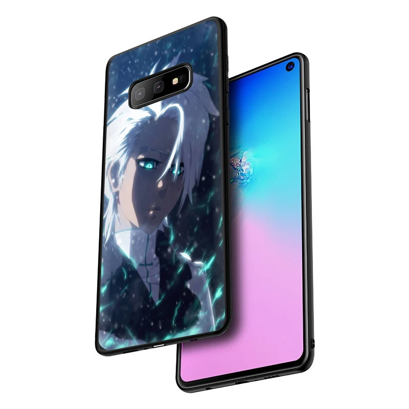 Силиконовый чехол для телефона EWAU Anime отбеливатель Hitsugaya Toushirou Samsung S6 S7 Edge S8 S9 S10 Note 8