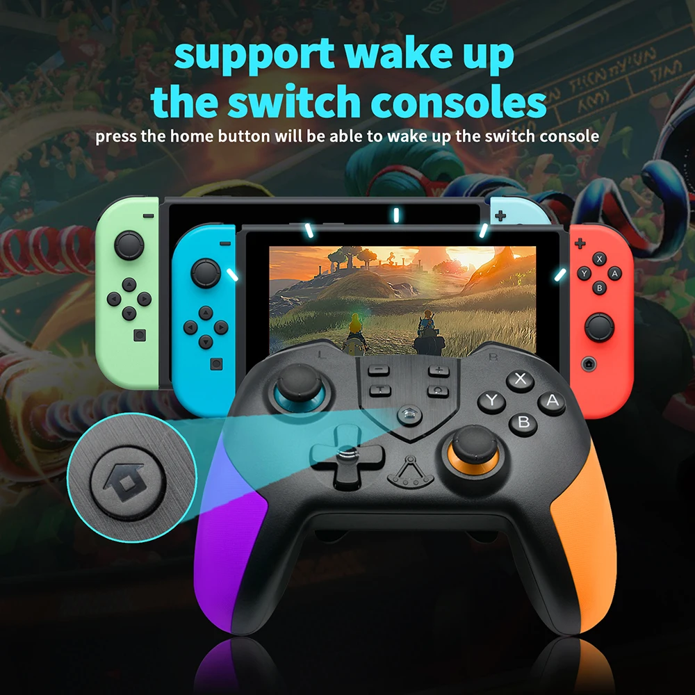 

For Nintendo Switch Controller Bluetooth Gamepad PC Support NFC Vibration Gyroscope For Nintendo Switch NS Pro Wireless Control
