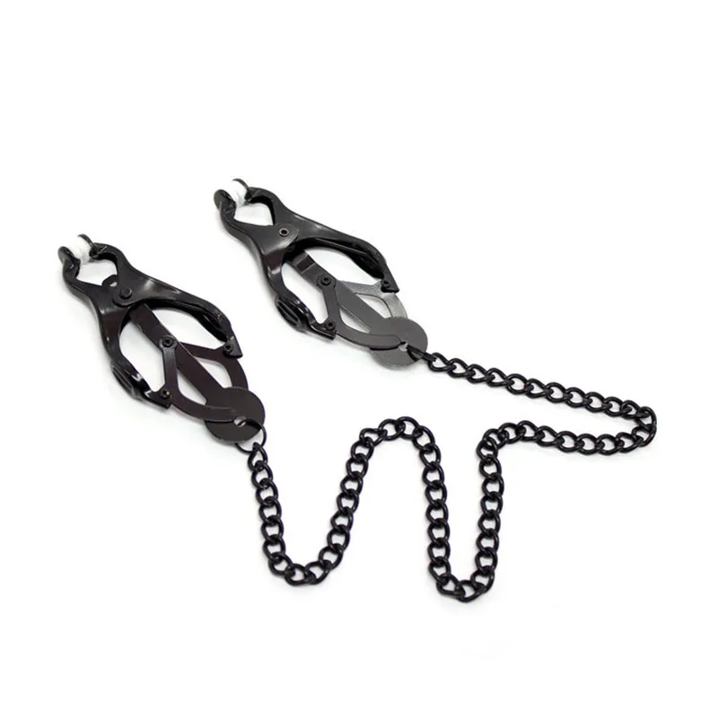 

NEW Device Bondage Gear Hard Clover Nipple Clamps Clips Games Sex Toys Adult Products for Women Metal Nipple Clamps Steel Breast