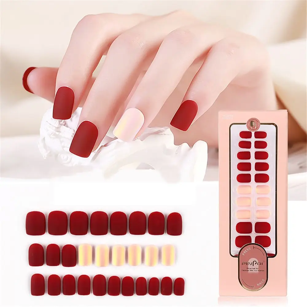 

Detachable Self-adhesive Stickers Beauty Tool Ballerina Manicure Full Cover Fake Nails Acrylic