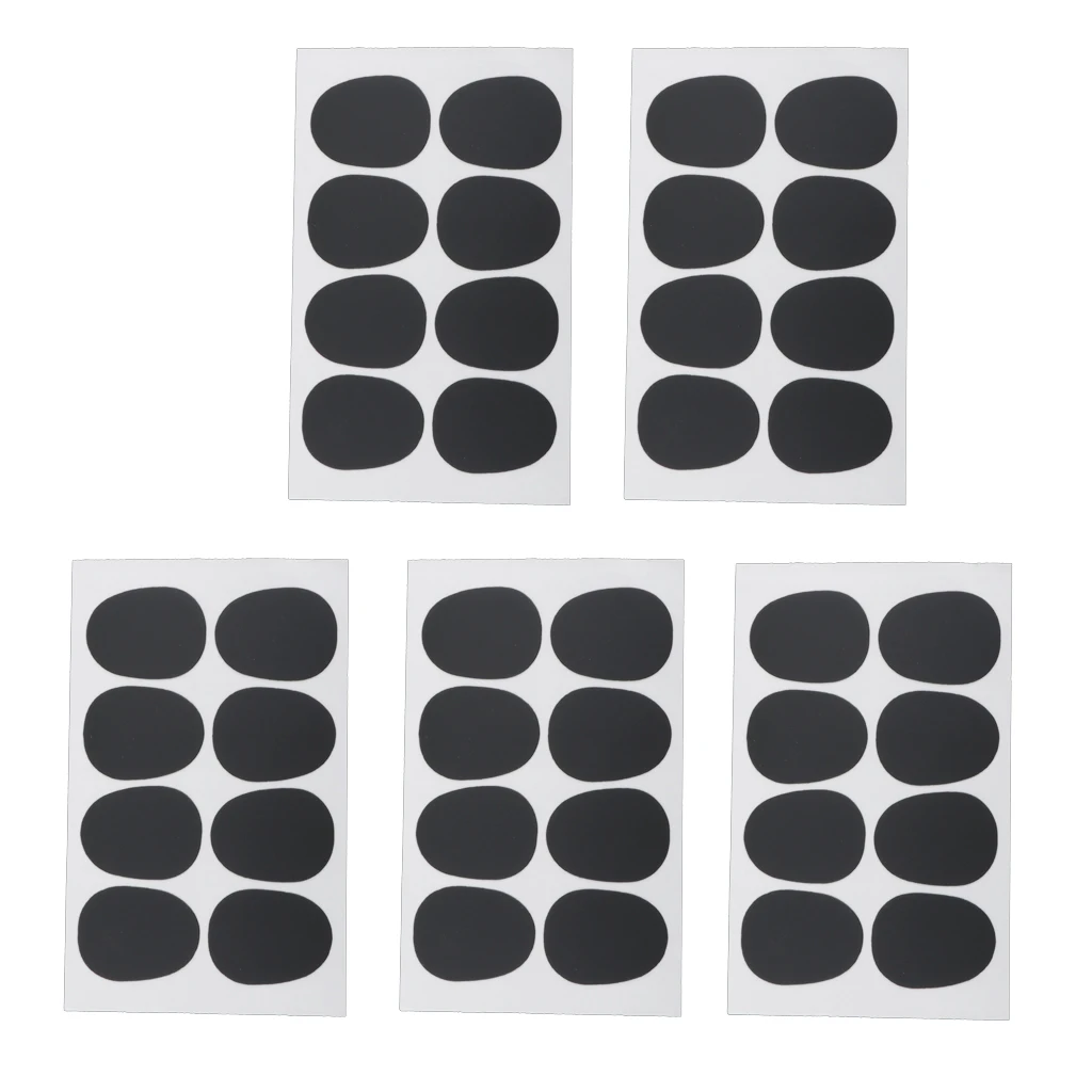

40 Pieces Alto/Tenor Saxophone Rubber Mouthpiece Patches Cushions Pad Tooth Pad