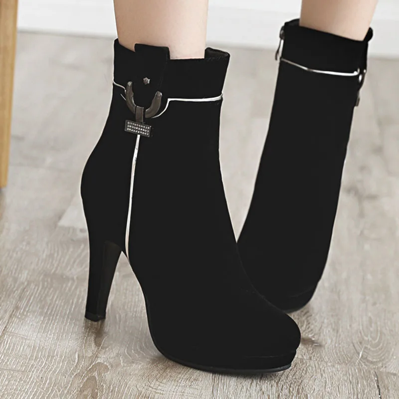 2019 2020 осенние ботильоны женская модная обувь на очень высоком каблуке шпильке