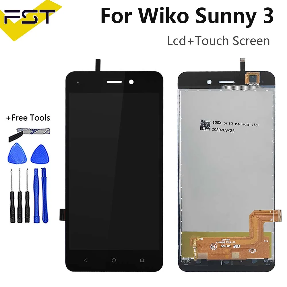5,0 'для Wiko Sunny 3 ЖК-дисплей с сенсорным экраном дигитайзер аксессуары для Wiko Sunny3 датчик ЖК-дисплей + Инструменты