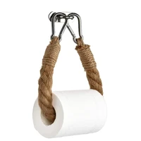 hemp rope toilet paper holde creativr city cotton rope paper roll bathroom kitchen supplies tissue towel dispenser wall mounted
