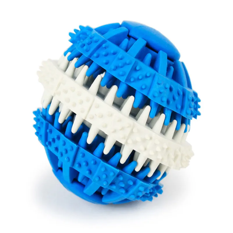 

Soft Pet Dog Toys Toy Funny Interactive Elasticity Ball Dog Chew Toy For Dog Tooth Clean Ball Food Extra-tough Rubber Ball Dog