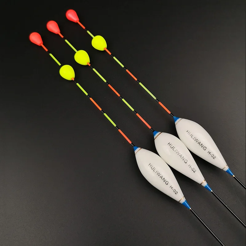 

HULIWANG 3pcs/Lot Fishing Float Composite Nano Plastic Flotador Bobbers Rolling Ball Great Visible Fishing-Accessories Tackles