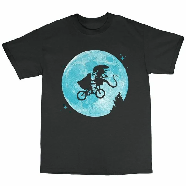

Extra Terrestial Vs Aliens Parody T-Shirt 100% Premium Cotton Phone Home