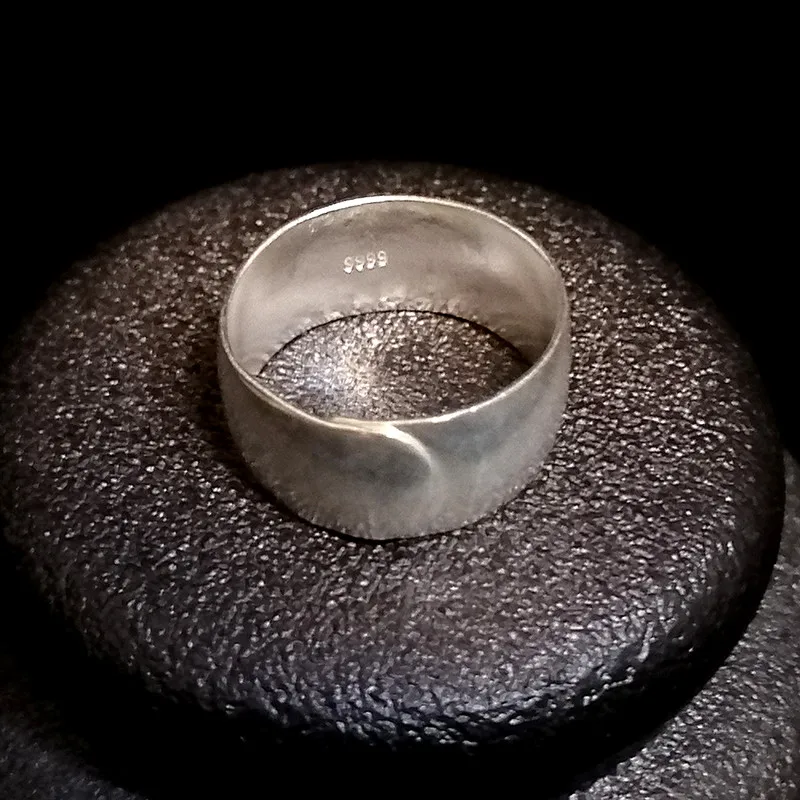 Пион цветок 9999 стерлингового серебра кольца для женщин обручальное начальное