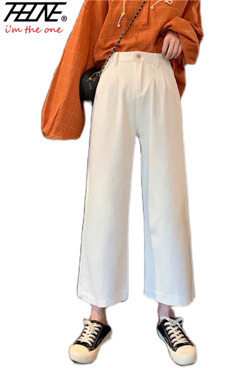 

Women's Flare Jeans Pants Fashion High Waist Denim Pants Classic Wide Leg Casual Trousers Female Pantalones Vaqueros Mujer