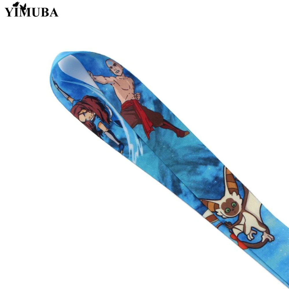 Avatar: The Last Airbender Lanyard Keychain - YIMUBA Cartoon Figures Print Ribbon Neck Strap for Cell Phone and Keys - Anime Accessories image 3