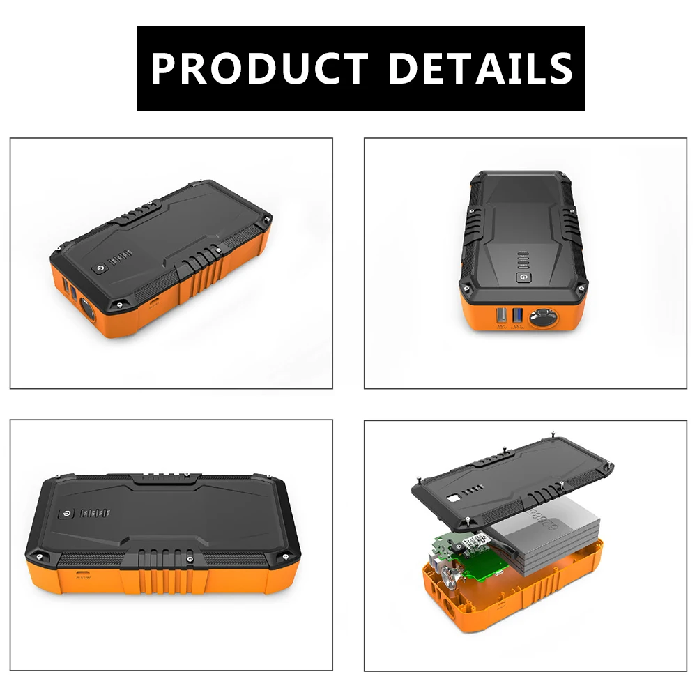 Пусковое устройство для автомобиля (до 5 л газа 2 дизельного двигателя) 13000 мА ·