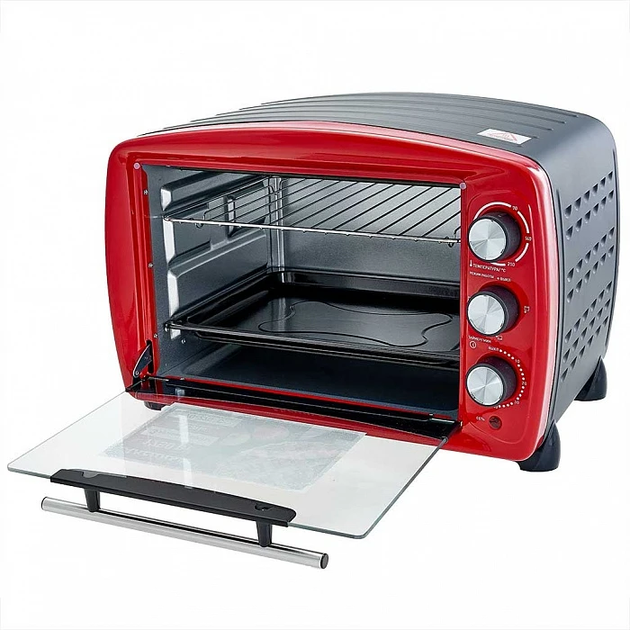 Мини печь Аксинья КС-5700 Red | Бытовая техника