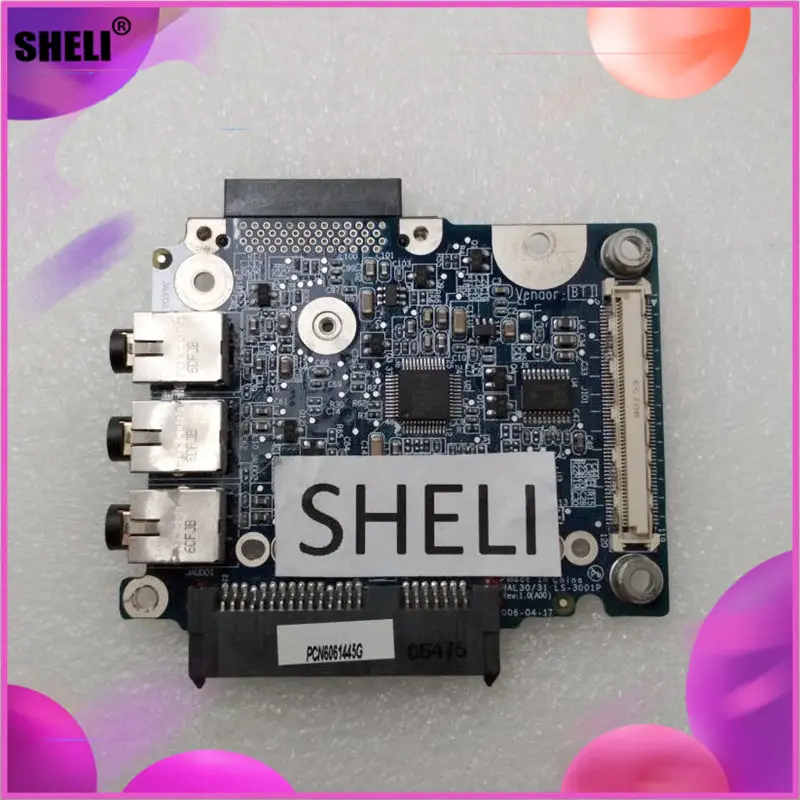 SHELI для Dell M1210 аудио IO Плата жесткого диска LS 3001P 45599831L01 PCN6061445G|Материнские платы| |