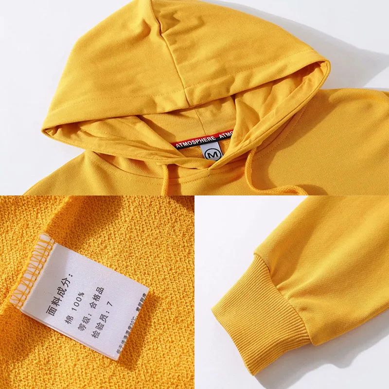 

Winter Warm Fleece Hoodies Men's Sweatshirts 2020 New Autumn Solid Color Hip Hop Streetwear Hoody Women's Sportswear Coats