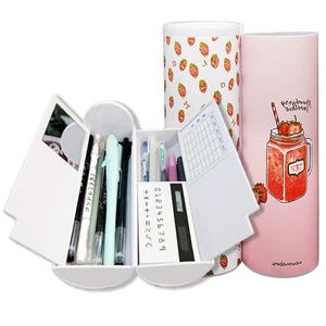 Канцелярские принадлежности многофункциональный пенал Чехол для школы канцелярские ручки держатель с калькулятором мультяшная РУЧКА КОРОБКА