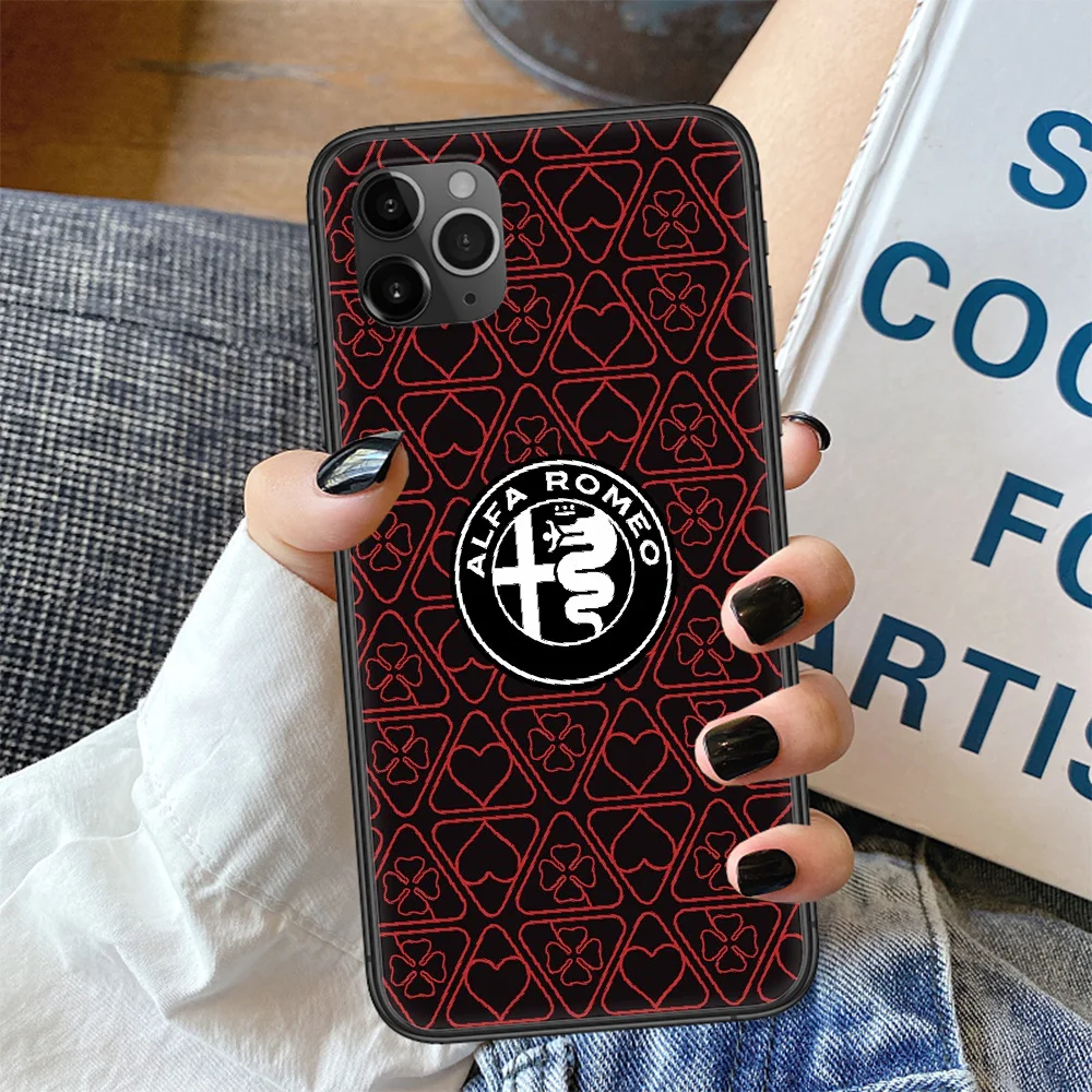 Чехол для телефона автомобильный Alfa Romeo итальянский чехол iphone SE 2020 6 6S 7 8 11 12 13 Mini Plus