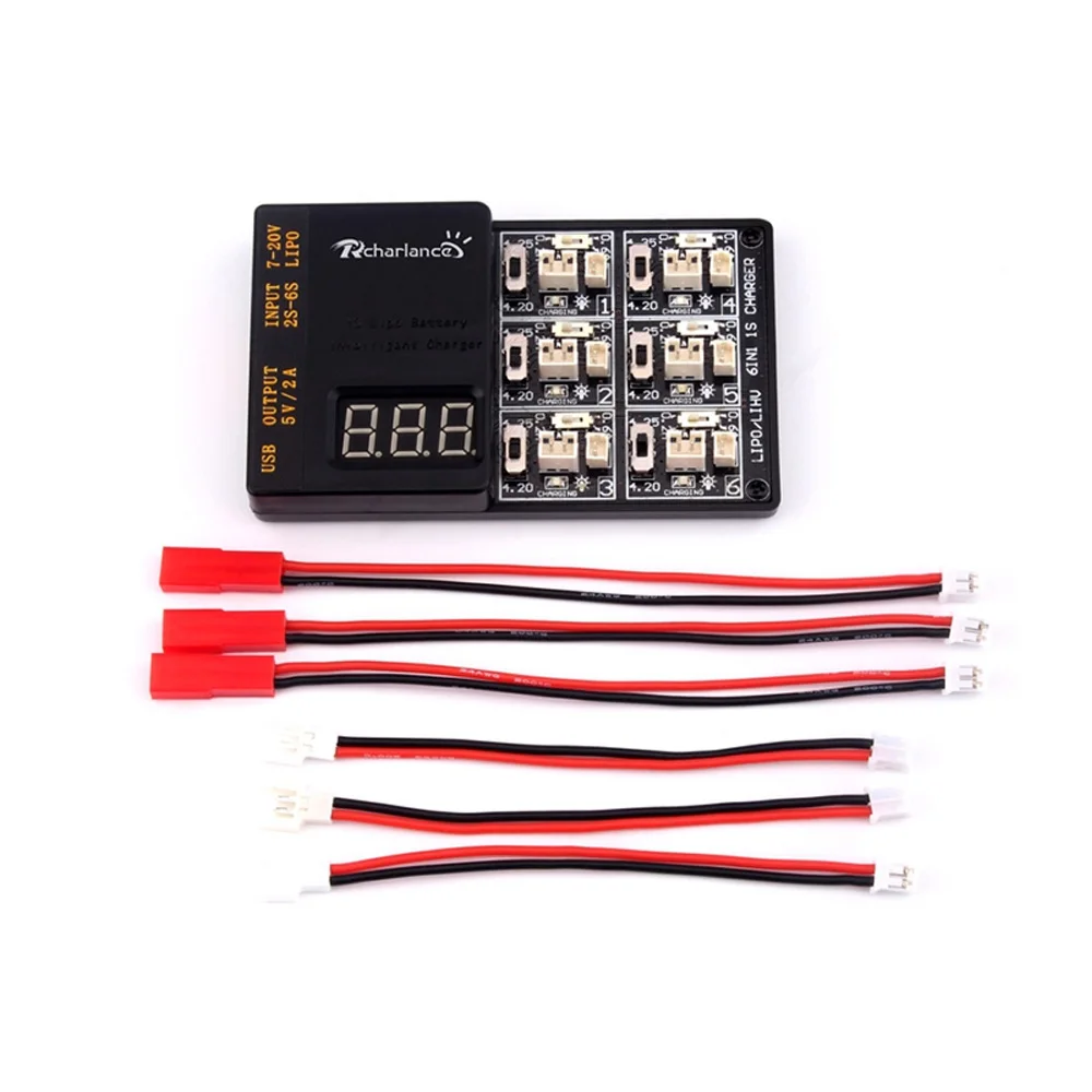 Зарядное устройство для аккумуляторов 6 в 1 3 7 в/3 8 1S Lipo/LiHv зарядное крошечных 6/7 QX65