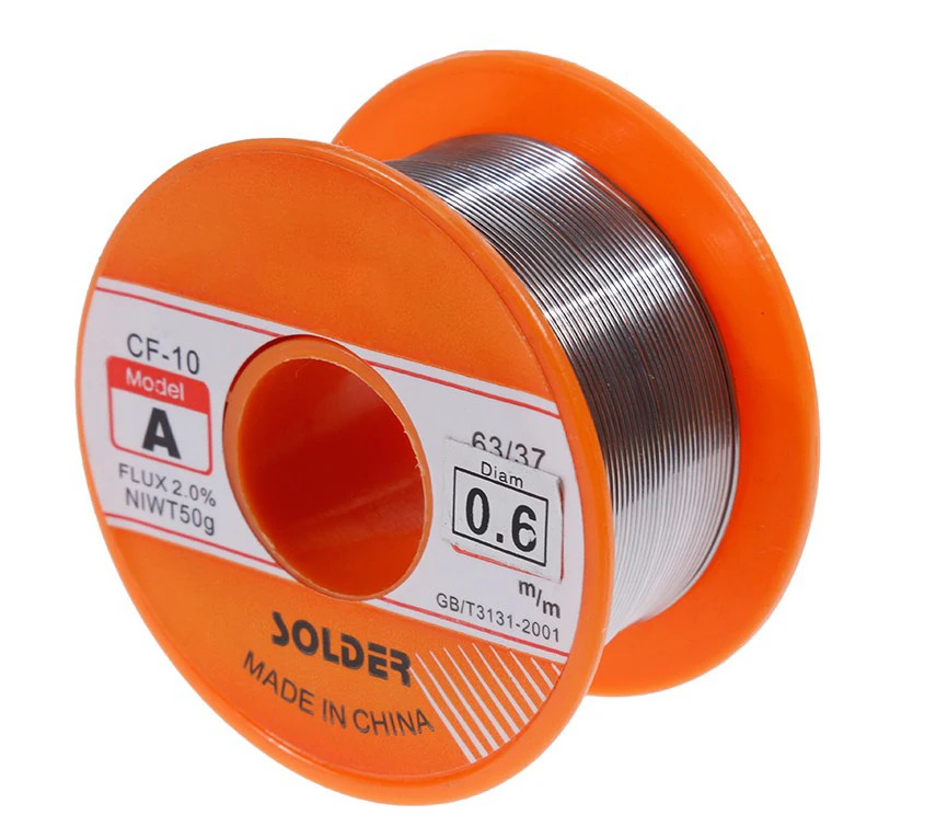 

Oauee 0,6/0,8/1/1.2/1.5 мм 63/37 поток 2.0% 45FT свинцово-оловянные оловянный припой расплава канифольное ядро припой проволока r & d, а так же 30 г, 50 г