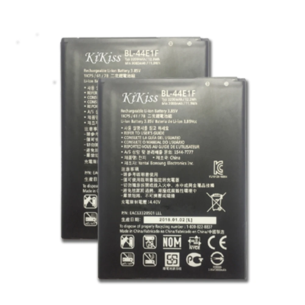 

Mobile Phone Batteries For LG V20 H990N F800 H990 3200mAh Li-ion Battery BL-44E1F Quality Guarantee BL 44E1F BL44E1F Bateria