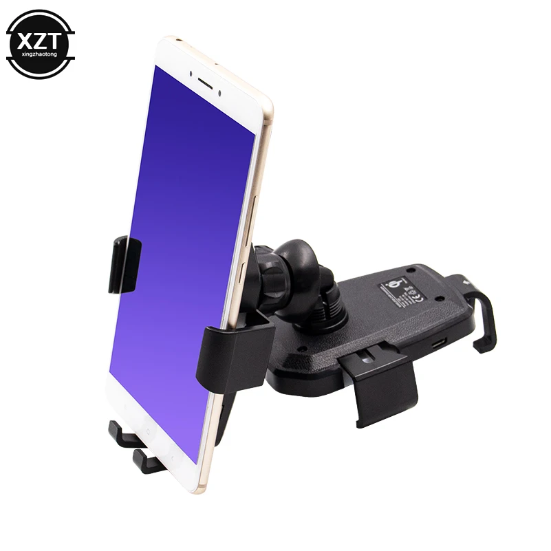 Индукционная 10 Вт QI автомобильный держатель Беспроводное зарядное устройство