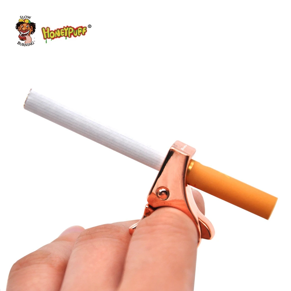 Металлическое кольцо для сигарет портативный игровой держатель зажим рук на