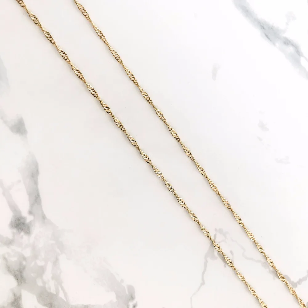 Цепочка с кулоном Женская золотистая/серебристая длинная цепочка Богородицы до