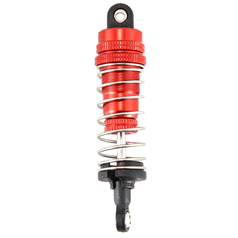 

4Pcs Metal Shock Absorber Damper Replacement Accessory Fit for WLtoys 144001 1/14 4WD RC Drift Racing Car Parts,Red