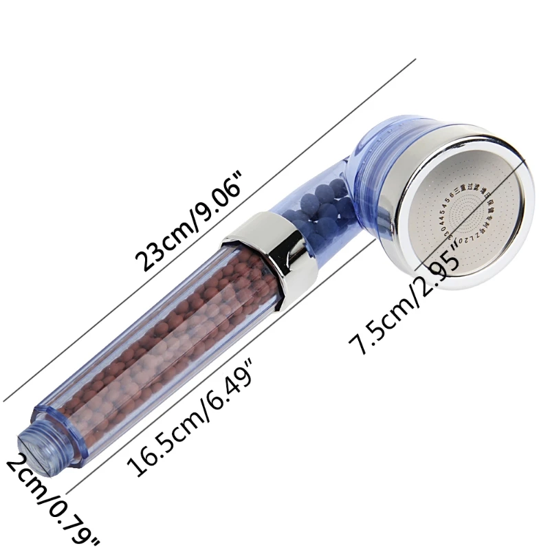 

Portable Water Shower Head-Bath Saving Filter Sprinkler Spout Spray Bathroom Hot
