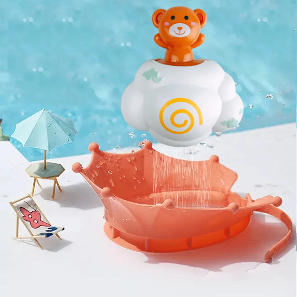 Игрушки в ванне животные плавание вода образование мультфильм облака которые