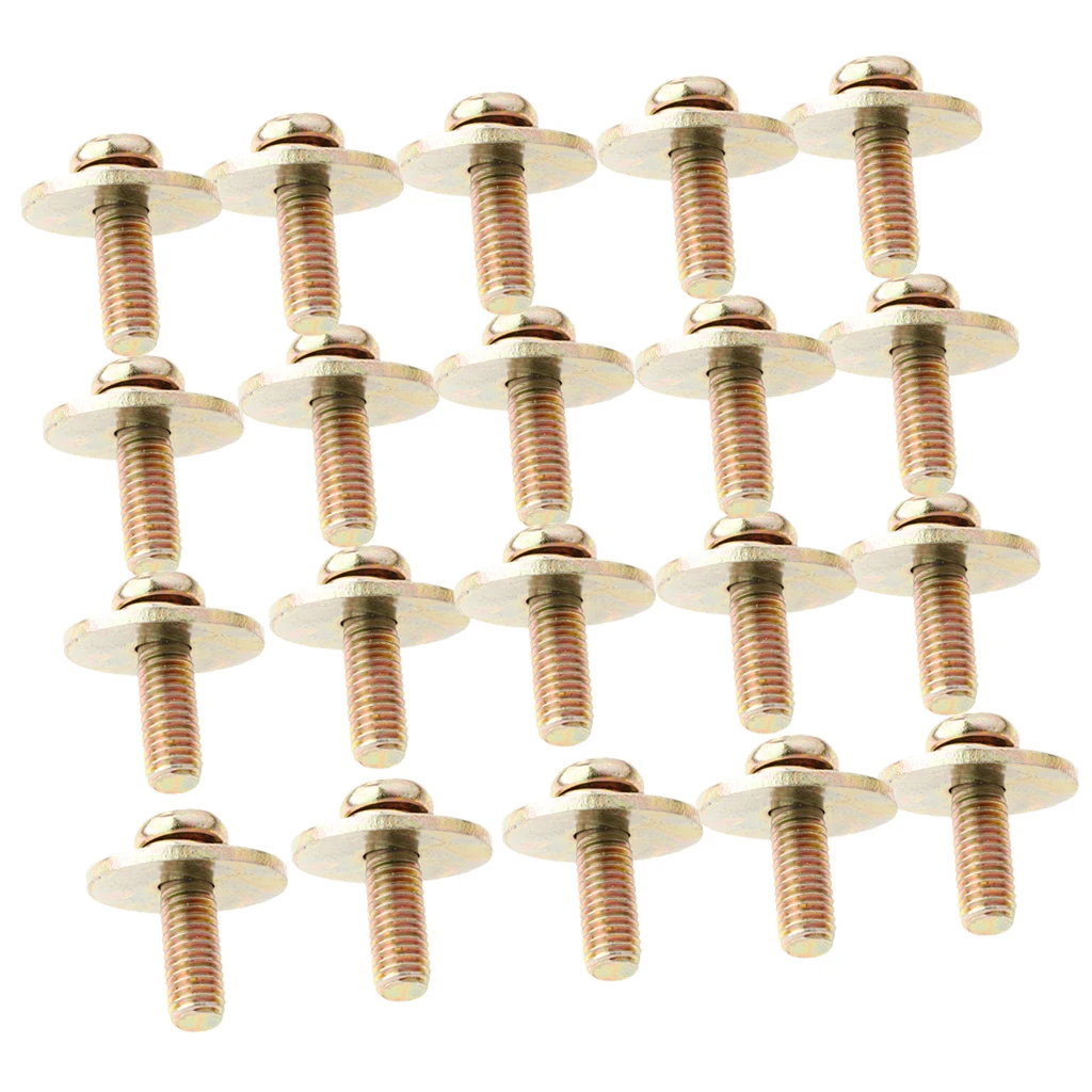 Tooyful 20 Pieces Metal Drum Set Claw Hook Screws DIY Percussion Instrument Parts for Drummers | Спорт и развлечения