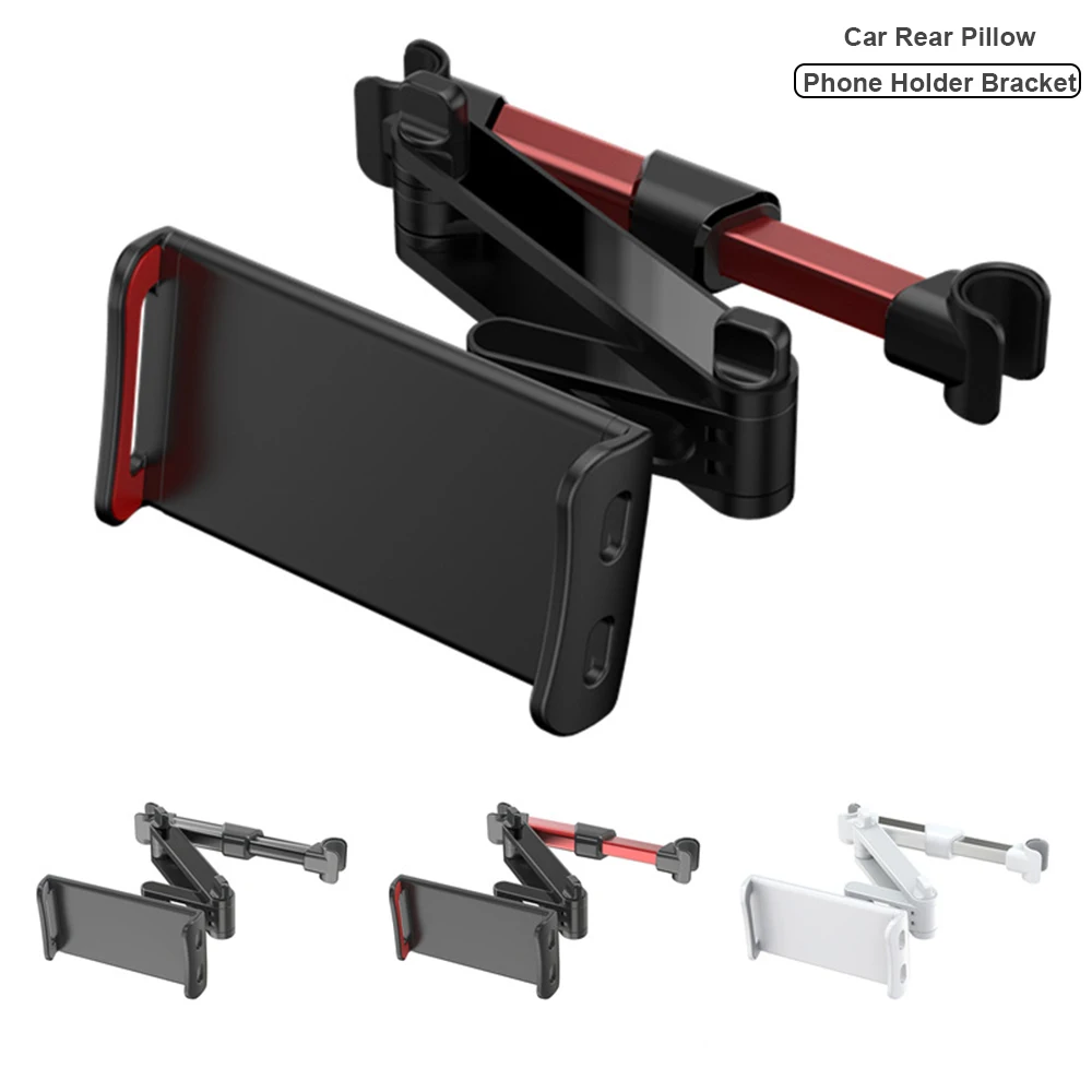 

Universal Car Back Seat Tablet Phone Holder, 360 Degree Rotating Telescopic Car Back seat Headrest Mount Bracket for iPad iPhone