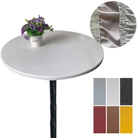 round tablecloth table cover table cover mat kitchen dinning waterproof oilproof placemat plastic multcolor mat