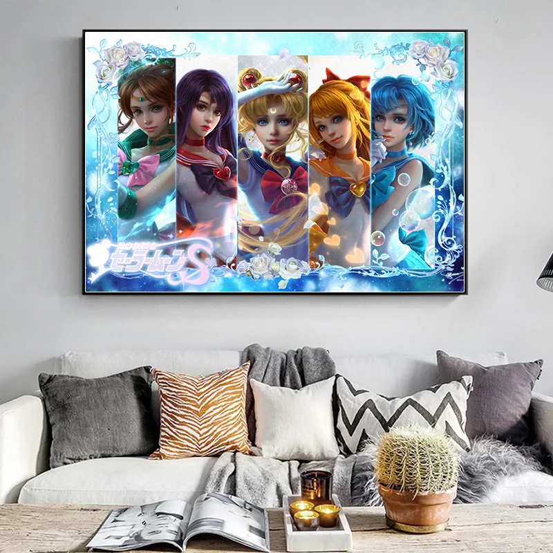 

5D Diy Diamond Painting Cartoon Girls Embroidery Full Square Sale Rhinestones Pictures Wall Art Home Decoration