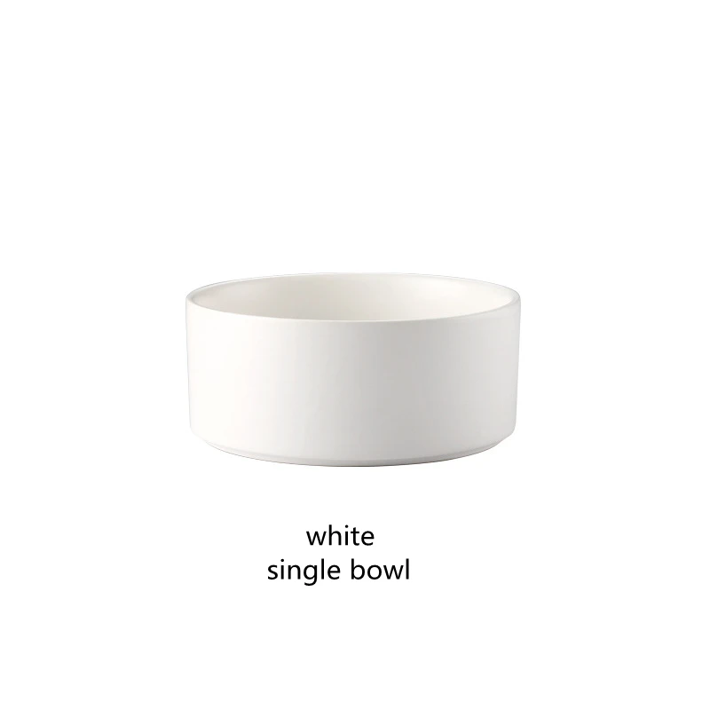 

New Cat Dog Bowl Ceramic Feeding and Drinking Bowls Combination with Iron Frame Bowl for Dogs Cats Products Dog Food Bowl