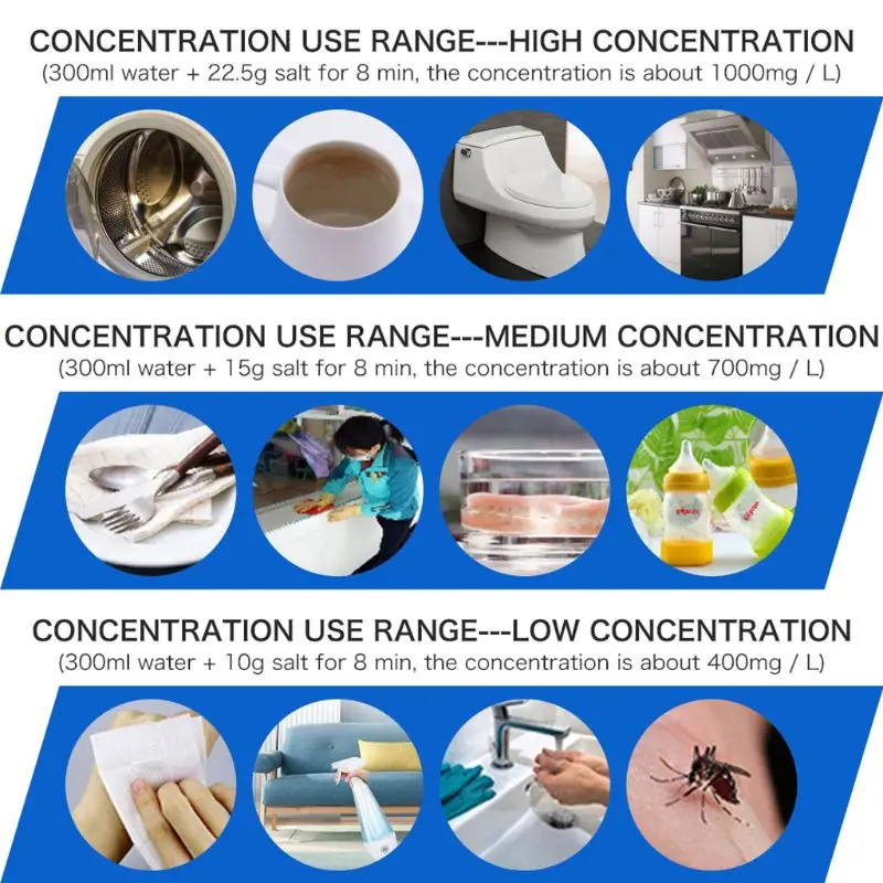 

USB 84 Disinfection Water Maker Hypochlorite Disinfectant Clean Air Sprayer P9YD