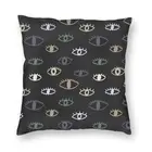 Современный домашний декор с изображением сглаза наволочка 40x40 домашний Декор 3D печать Назар амулет Boho декоративная подушка для автомобиля с двух сторон