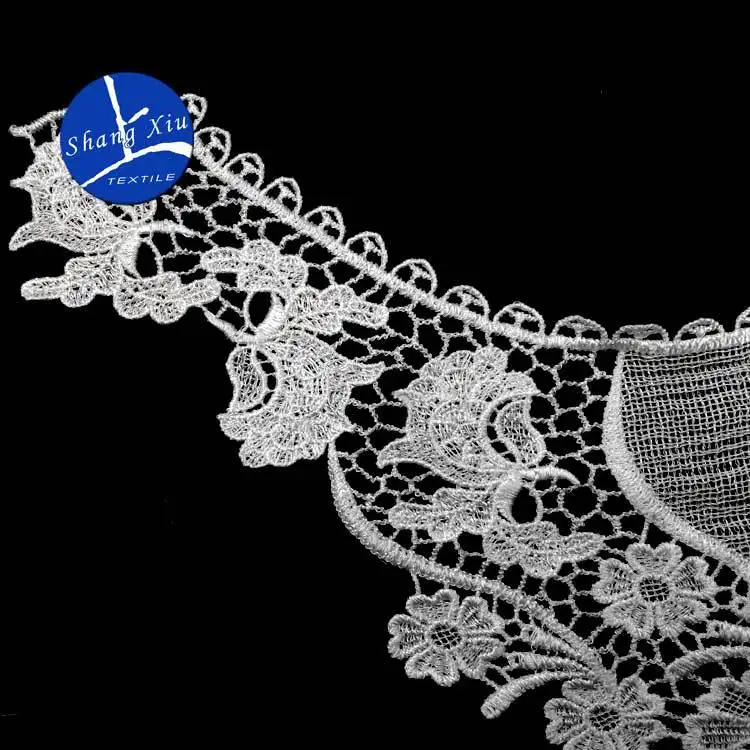 С вышивкой с круглой горловиной для творчества искусственные Съемная воротники