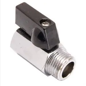 

Прочный коррозийная устойчивость латунный Мини шаровой клапан 1/4 "BSP мужского и женского пола нитки воздушный компрессор шаровой кран для ш...
