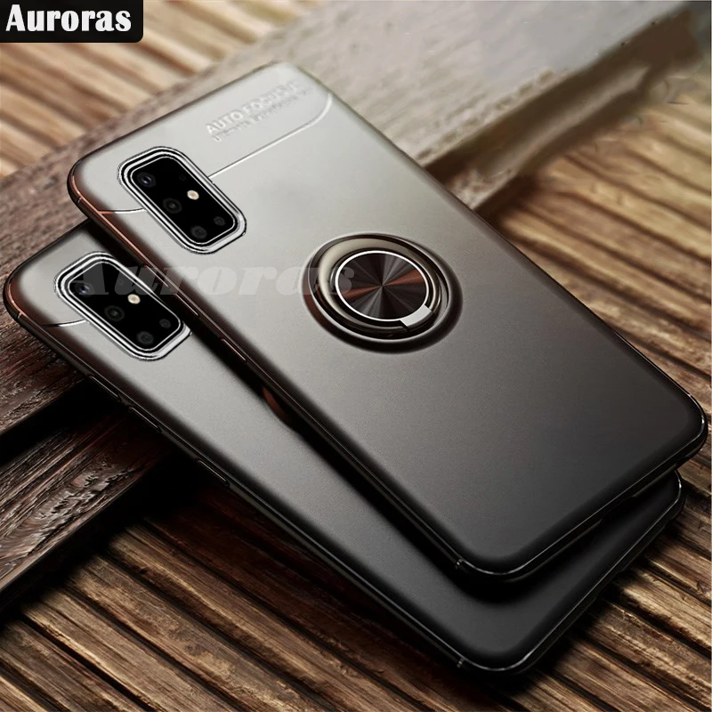 Auroras для Samsung Galaxy A51 чехол в деловом стиле с кольцом на палец магнитный держатель