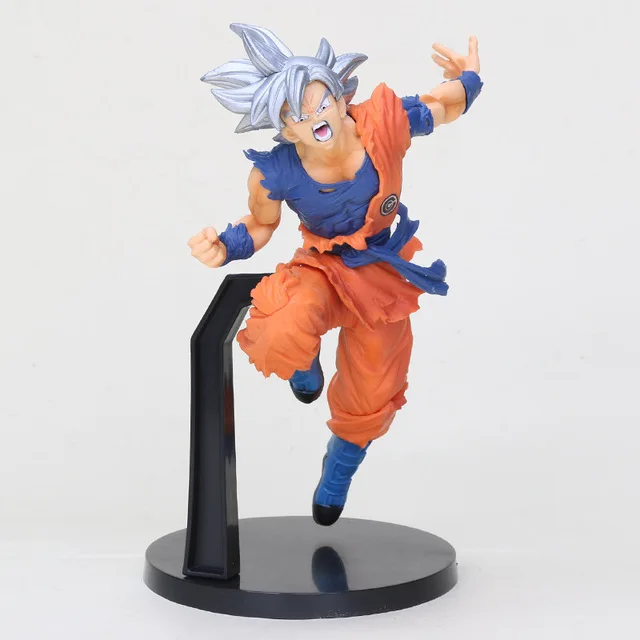 Бургундия Dragon ball z Ультра инстинкт сон Гохан Гоку серебряные волосы Migatte no Gokui vegetto стволы Gotenks фигурка игрушка - Цвет: Бургундия