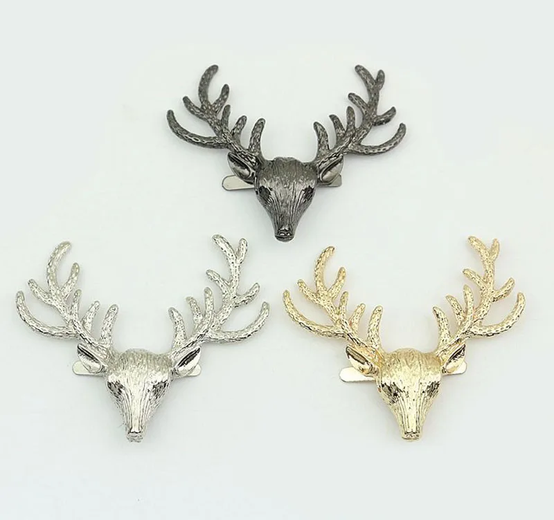 

10pcs Christmas Reindeer Deer Decorative Buckle Button for Shoulder Bag Handbag