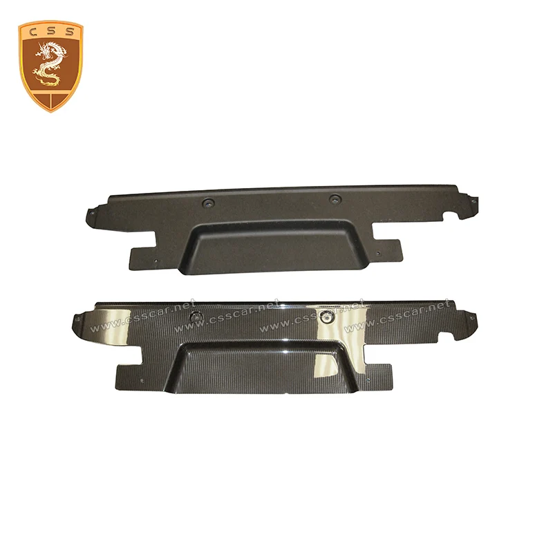 

CSSYL Fit For R8 carbon fiber Interior Trims Engine Cover Panel Kit for R8 V8 V10 2014 Real Carbon Fiber car hood decoration