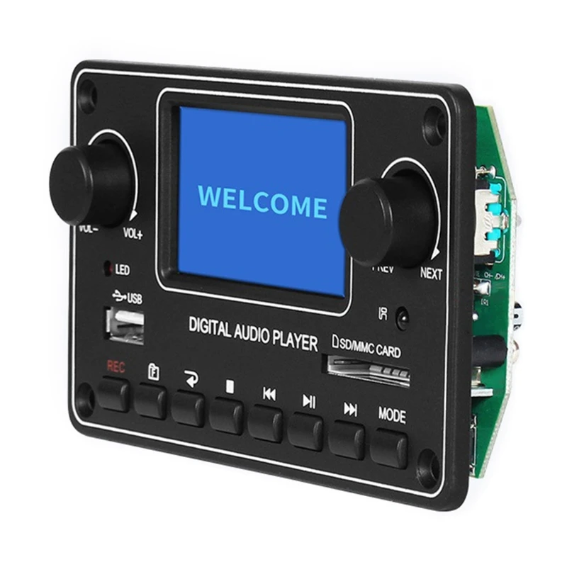 Беспроводной Bluetooth MP3 декодер плата радио музыкальный плеер функция записи Bluetooth/U
