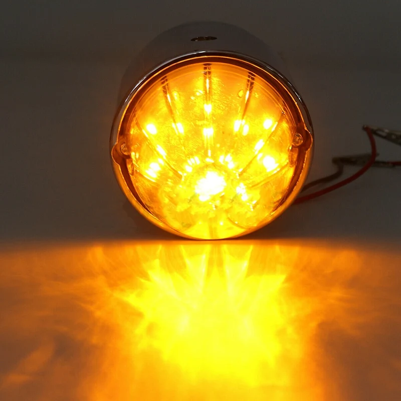 

5X 17 LED Clear Universal Torpedo Cab Roof Top Marker Light for Peterbilt Truck