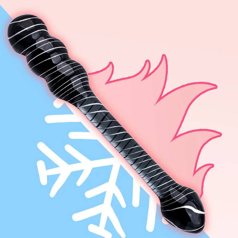 Стеклянная Анальная пробка палочка для мастубации стеклянный фаллоимитатор