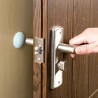 Защитная Наклейка на дверь, утолщенные прокладки для стен, бесшумная резиновая защитная накладка для игры в гольф, защитный коврик, защитный коврик с ручкой для стены